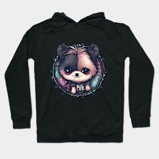 Cute Dog Hardcore Hound Punk Style Hoodie